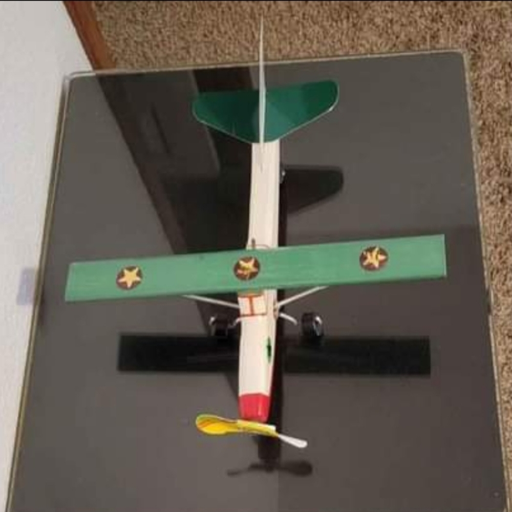 Classic Propelled Jet Plane